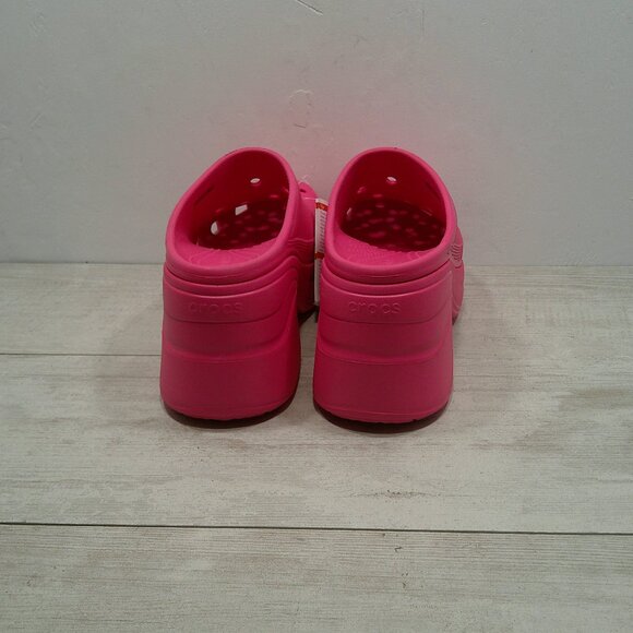 Crocs Siren Perfectly Pink Platform Comfort Clog Men's 10 | Women’s 12 – New - Picture 9 of 13